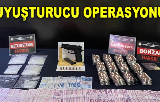 Kastamonu'da Uyuşturucu Operasyonu