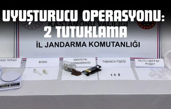 Kastamonu'da Uyuşturucu Operasyonu: 2 Tutuklama
