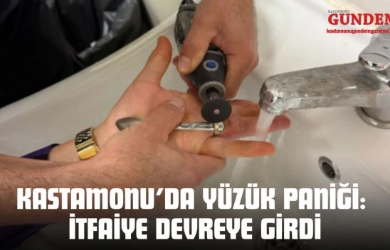 Kastamonu'da Yüzük Paniği: İtfaiye Devreye Girdi