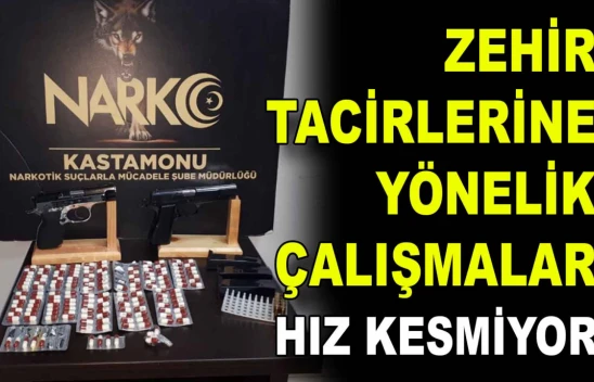 Kastamonu'da Zehir Tacirlerine Fırsat Yok