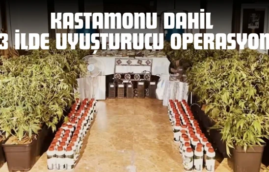 Kastamonu Dahil 23 İlde Dev Uyuşturucu Operasyonu