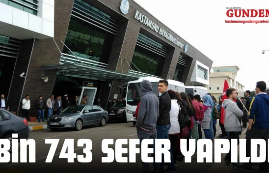 Kastamonu'dan Bin 743 Sefer Yapıldı