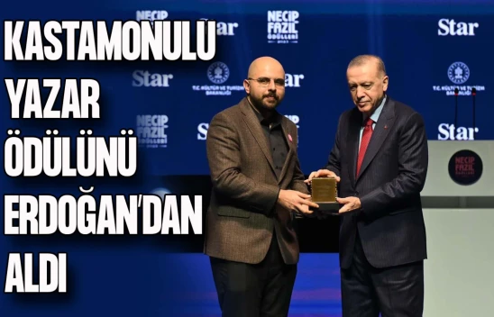 Kastamonu Doğumlu Yazara Necip Fazıl Ödülü