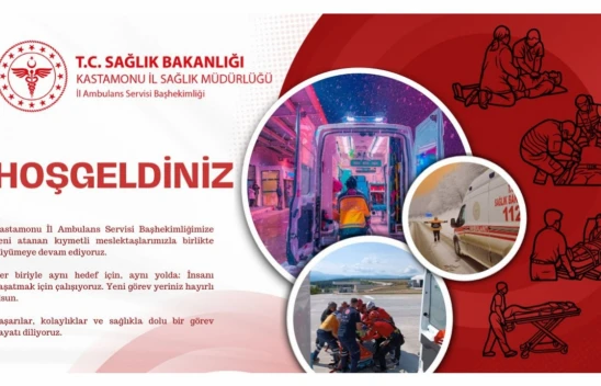 Kastamonu İl Ambulans Servisi'nde Yeni Görevliler Göreve Başladı