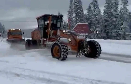 Ilgaz'da Kar Kalınlığı 28 Santimetreye Ulaştı