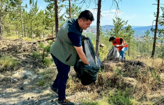 Kastamonu Orman Bölge Müdürlüğü, Anıt Mezarlığı Yolundaki Atıkları Topladı