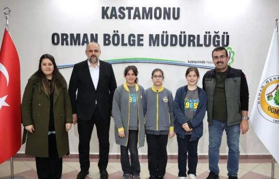 Kastamonu Proje İmam Hatip Ortaokulu'ndan Orman Bölge Müdürlüğü'ne Ziyaret