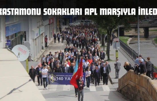 Kastamonu Sokakları APL Marşıyla İnledi