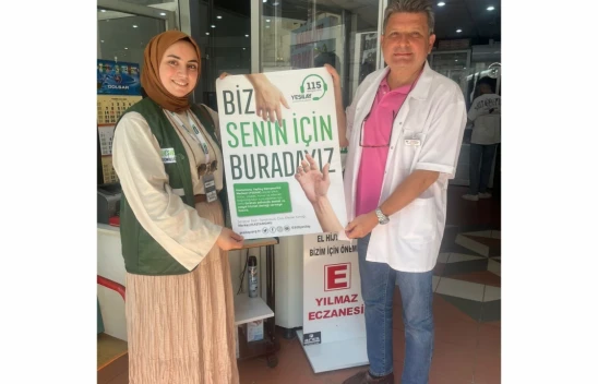 Kastamonu Yeşilay'dan Eczanelere Bağımlılıkla Mücadele Ziyareti