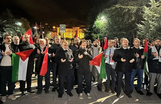 Kastamonu'da dualar Filistin için