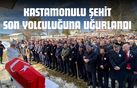 Kastamonulu Şehit Son Yolculuğuna Uğurlandı