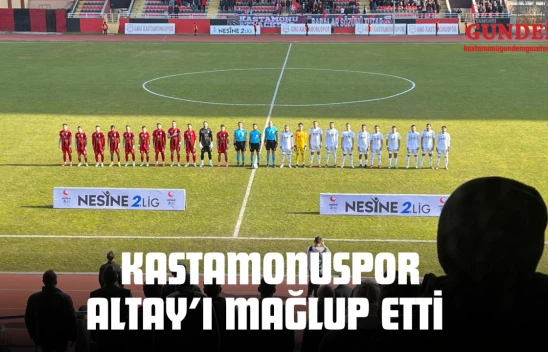 Kastamonuspor Altay'ı Mağlup Etti