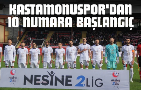 Kastamonuspor'dan 10 Numara Başlangıç