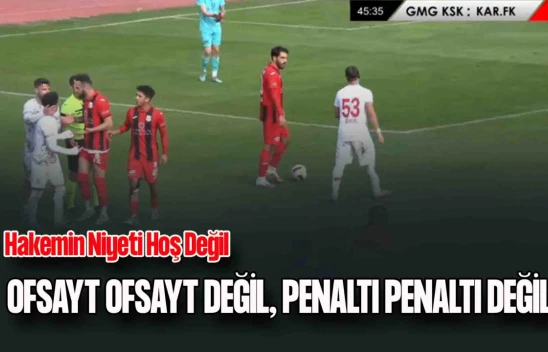 Kastamonuspor-Karaman Maçında İlk Yarı Bitti: Hakem Yönetimi Rezalet!