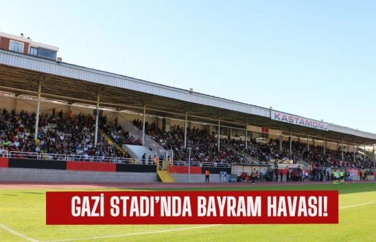 Kastamonuspor kazandı, Gazi Stadı'nda bayram havası