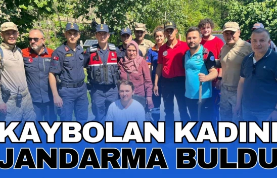 Kaybolan Kadını Jandarma Buldu