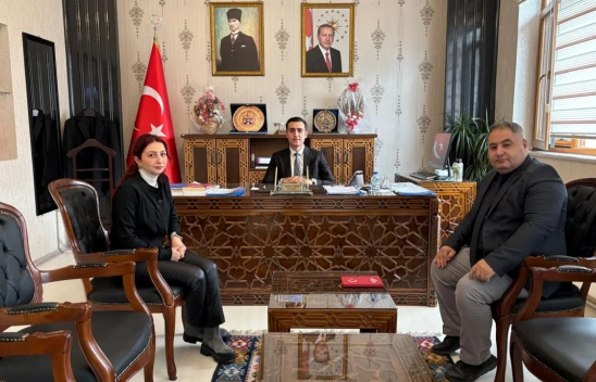 Kaymakam Hasan Çakır Misafirlerini Ağırladı