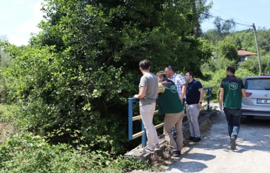 Kaymakam Karataş dereleri inceledi