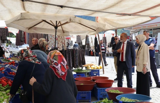 Kaymakam Ve Belediye Başkanı'ndan Esnaf Ziyareti