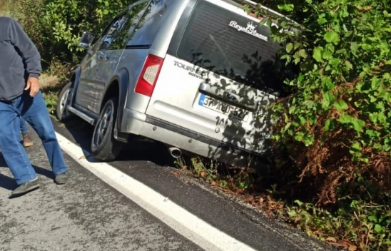 Kaza Yaptığı Aracını Bırakıp Gitti