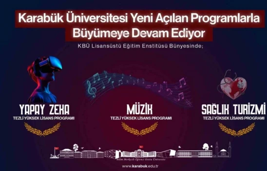 KBÜ'de Yeni Programlar Açıldı