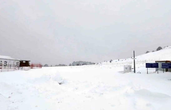 Keltepe Kayak Merkezinde Kar Kalınlığı 50 Santimetreyi Buldu