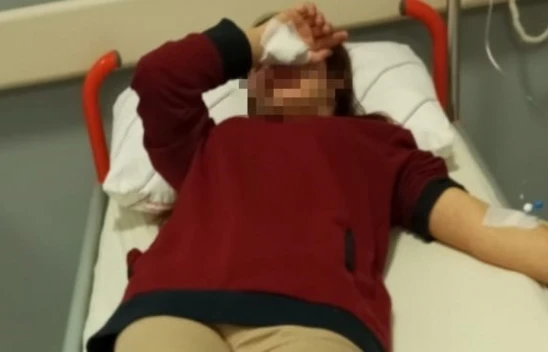 Köpeklerden Kaçarken Düşerek Yaralandı