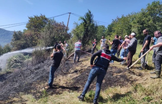 Korkutan anız yangını