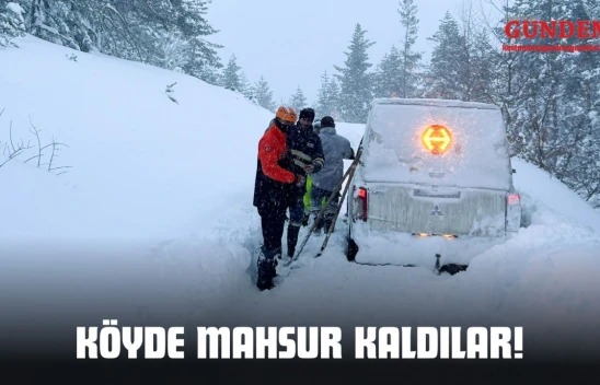 Köyde Mahsur Kaldılar!