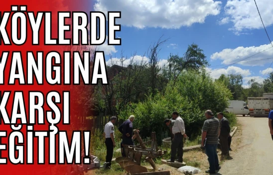 Köylerde Yangına Karşı Eğitim!