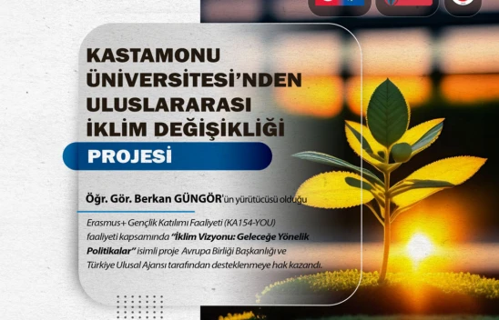 KÜ'den Uluslararası İklim Değişikliği Projesi