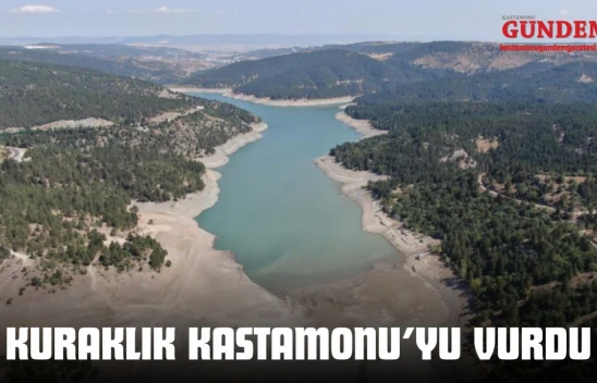 Kuraklık Kastamonu'yu Vurdu: Barajda Sular Çekildi