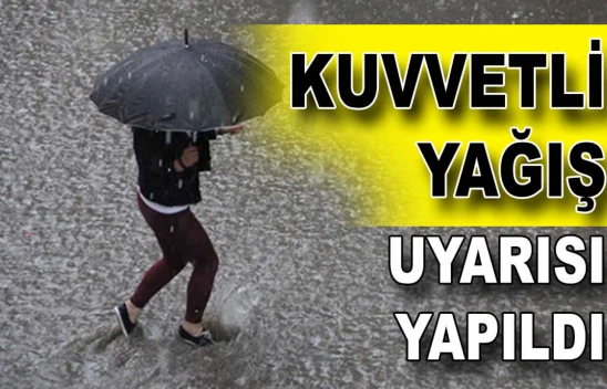 Kastamonu İçin Kuvvetli Yağış Uyarısı Yapıldı
