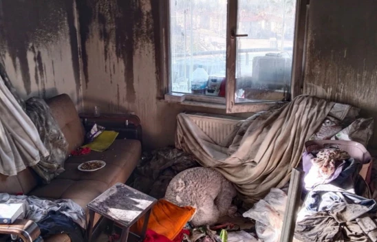 Kuzeykent'te 10 Katlı Apartmanda Çıkan Yangın Korkuttu