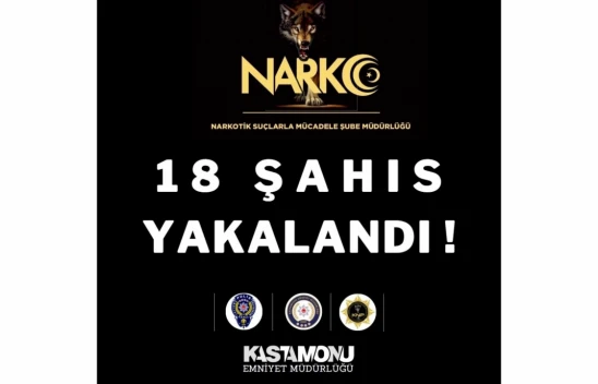 Kuzeykent'te uygulama: 18 gözaltı