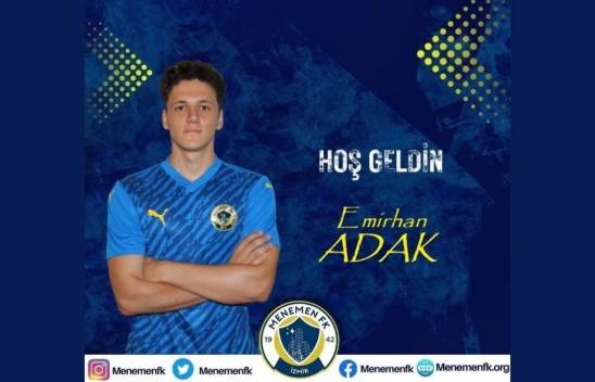 Menemen FK, Emirhan Adak'ı kadrosuna kattı