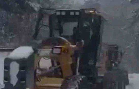 Mengen'de Kar Küreme Çalışmaları Başladı