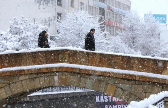 Meteoroloji Gün Vererek Uyardı, Kastamonu'ya Balkanlardan Kar Yağışı Geliyor