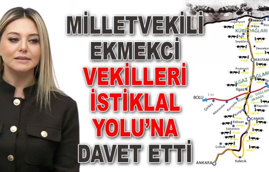 Milletvekili Ekmekci, Vekilleri İstiklal Yolu'na Davet Etti