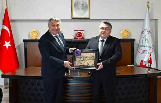 Bozkan'dan Rektör Özölçer'e iade-i ziyaret