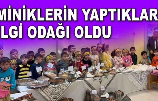 Miniklerin Yaptıkları İlgi Odağı Oldu