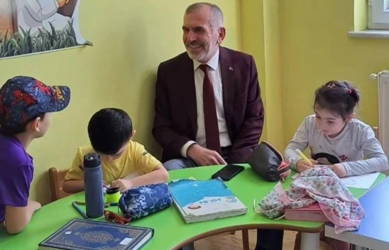 Müftü Derin'den, Kur'an Kursu'na Ziyaret