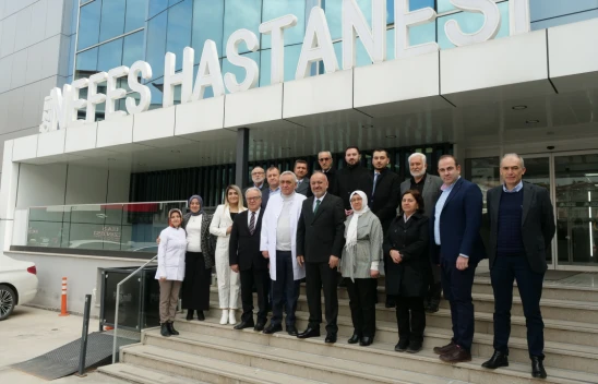 Nefes Hastanesi Tahsin Babaş'ı Ağırladı