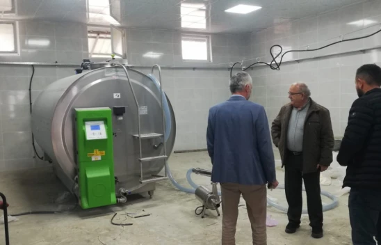O İlçede Süt Toplama Merkezi Kuruluyor