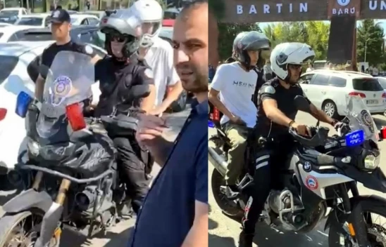 Öğrencilerin Yardımına Polis Yetişti