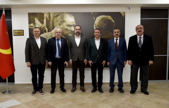 Oğuz Fındıkoğlu'ndan, Belediye Başkanı Hasan Baltacı'ya Ziyaret