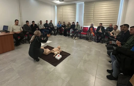 İlk Yardım Eğitimleri Devam Ediyor
