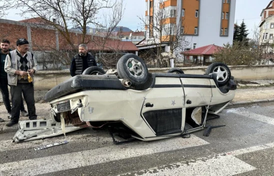 Otomobil Takla Attı
