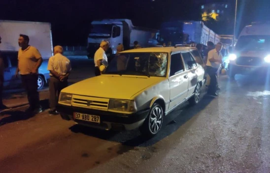 Otomobilin Çarptığı Yaya Yaralandı