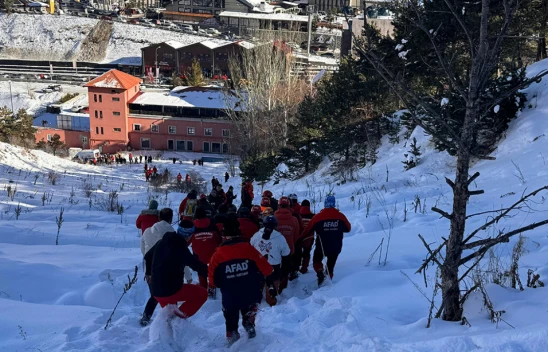 Palandöken Dağı'nda Sporcuların Üzerine Çığ Düştü